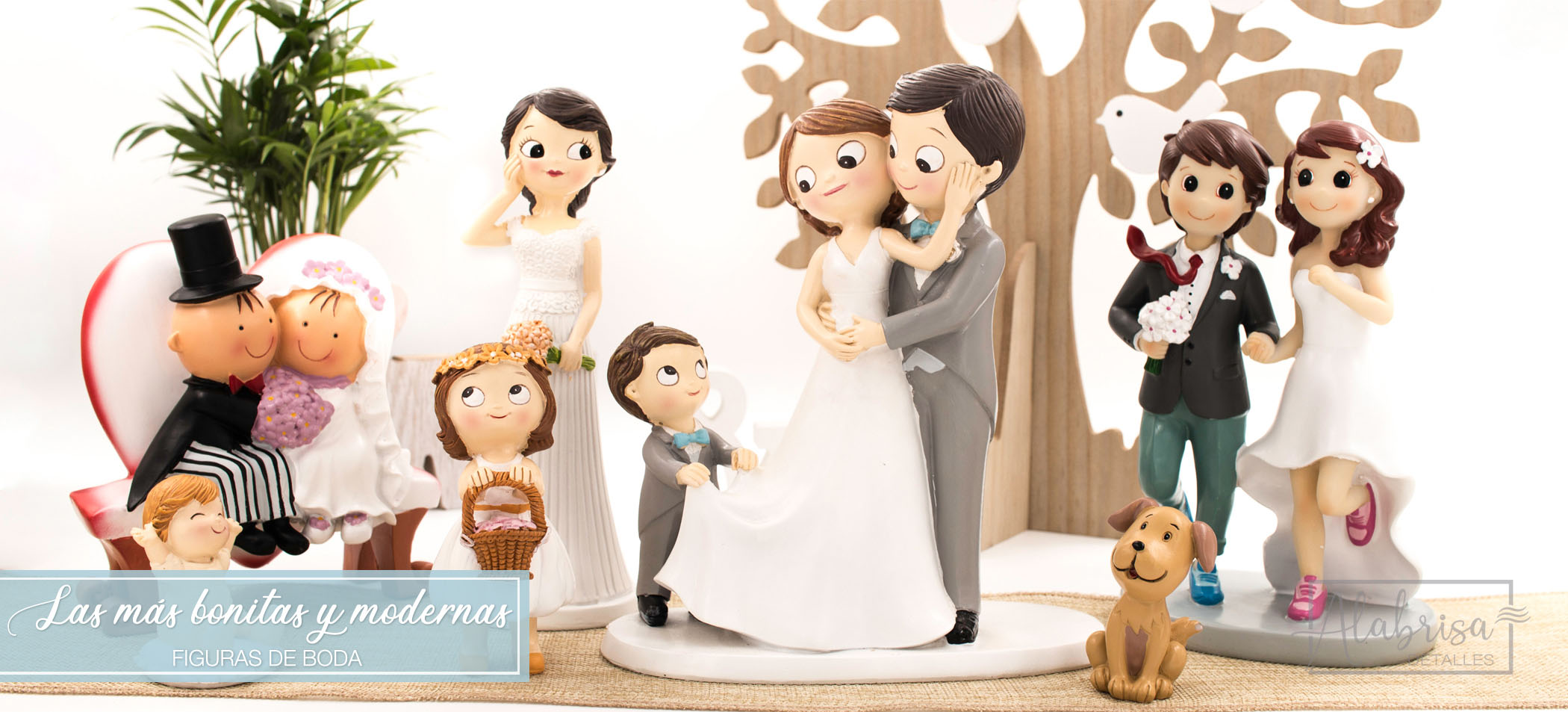 Figuras de tarta para bodas
